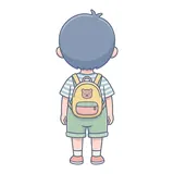 뒤 — back