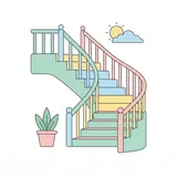 계단 — stairs