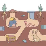 지하 — underground